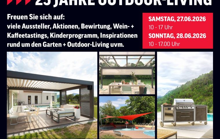 Wir feiern 25 Jahre Outdoor-Living bei Möhn
